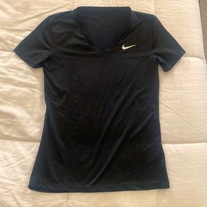 Women’s Small Nike Dri-fit Black v-neck top